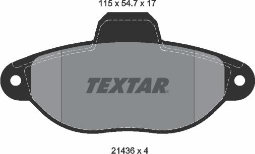 Textar 2143602 - Jarrupala, levyjarru inparts.fi