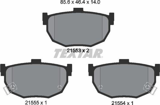 Textar 2155301 - Jarrupala, levyjarru inparts.fi