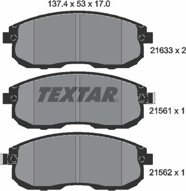 Textar 2156101 - Jarrupala, levyjarru inparts.fi