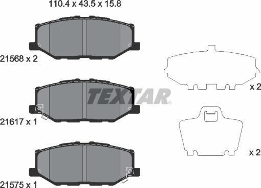 Textar 2156801 - Jarrupala, levyjarru inparts.fi