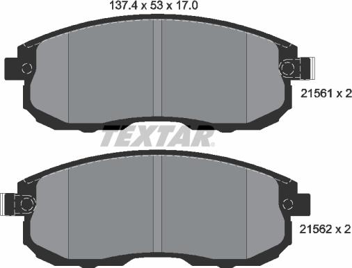 Textar 2156201 - Jarrupala, levyjarru inparts.fi