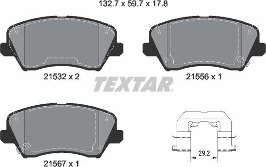 Textar 2153201 - Jarrupala, levyjarru inparts.fi