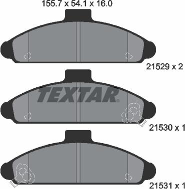 Textar 2152901 - Jarrupala, levyjarru inparts.fi