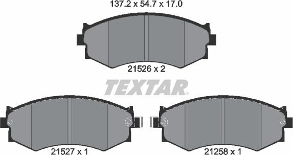 Textar 2152601 - Jarrupala, levyjarru inparts.fi