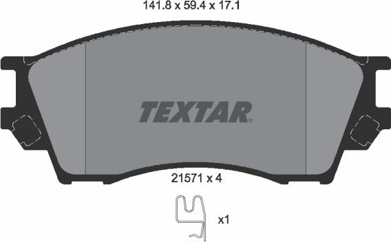 Textar 2157101 - Jarrupala, levyjarru inparts.fi