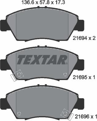 Textar 2169401 - Jarrupala, levyjarru inparts.fi