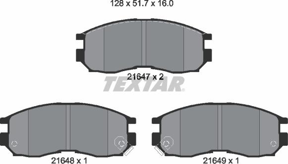 Textar 2164701 - Jarrupala, levyjarru inparts.fi