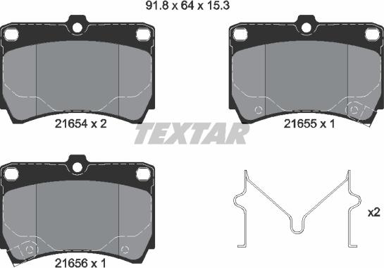 Textar 2165404 - Jarrupala, levyjarru inparts.fi