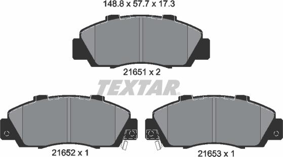 Textar 2165101 - Jarrupala, levyjarru inparts.fi