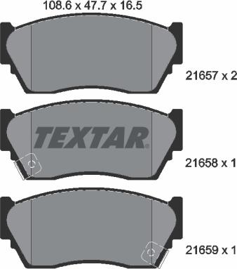 Textar 2165701 - Jarrupala, levyjarru inparts.fi