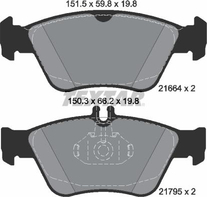 Textar 2166481 - Jarrupala, levyjarru inparts.fi