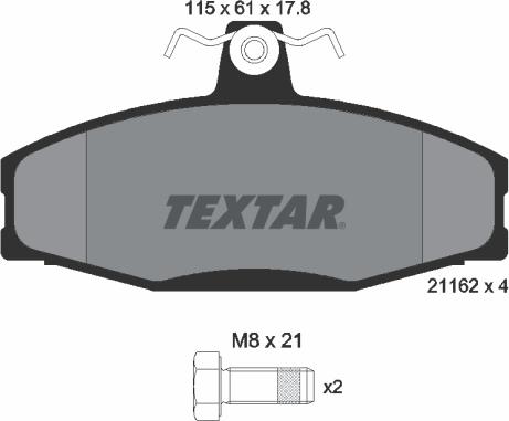 Textar 2166201 - Jarrupala, levyjarru inparts.fi