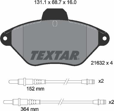 Textar 2163201 - Jarrupala, levyjarru inparts.fi