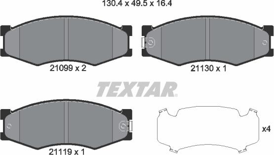 Textar 2109902 - Jarrupala, levyjarru inparts.fi