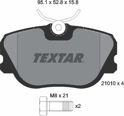 Textar 2101003 - Jarrupala, levyjarru inparts.fi