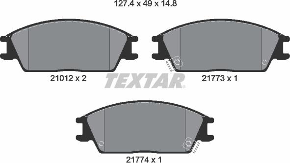 Textar 2101202 - Jarrupala, levyjarru inparts.fi