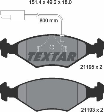 Textar 2119501 - Jarrupala, levyjarru inparts.fi