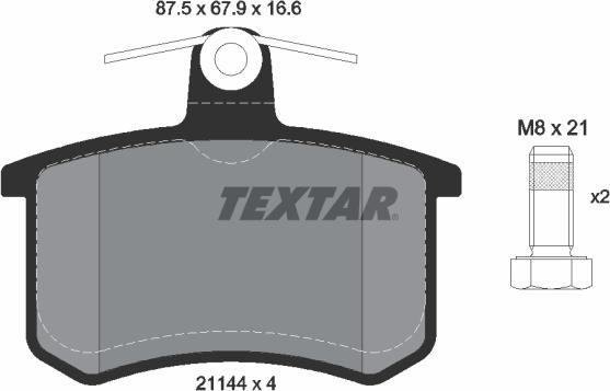 Textar 2114401 - Jarrupala, levyjarru inparts.fi