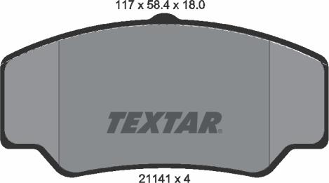 Textar 2114103 - Jarrupala, levyjarru inparts.fi