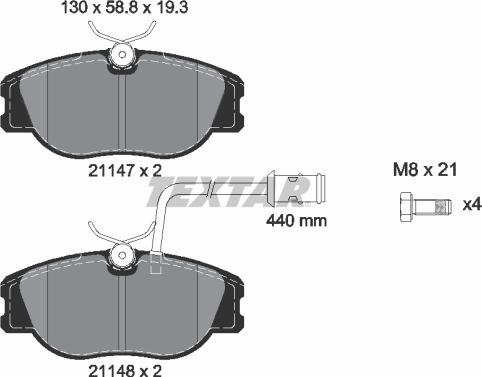 Textar 2114703 - Jarrupala, levyjarru inparts.fi