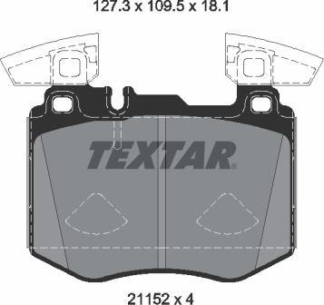 Textar 2115201 - Jarrupala, levyjarru inparts.fi