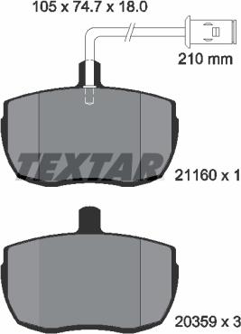 Textar 2116002 - Jarrupala, levyjarru inparts.fi