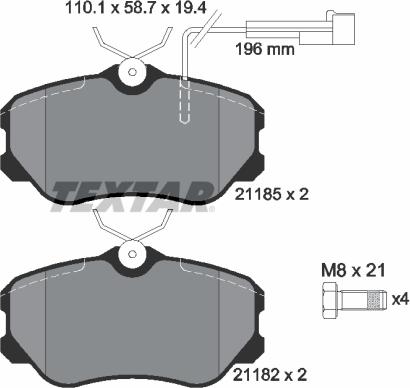 Textar 2118503 - Jarrupala, levyjarru inparts.fi