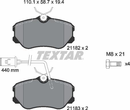 Textar 2118204 - Jarrupala, levyjarru inparts.fi