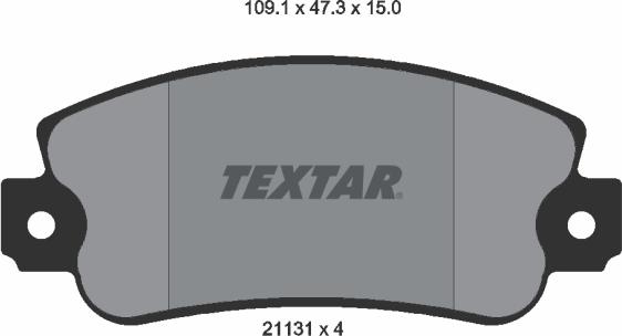 Textar 2113102 - Jarrupala, levyjarru inparts.fi