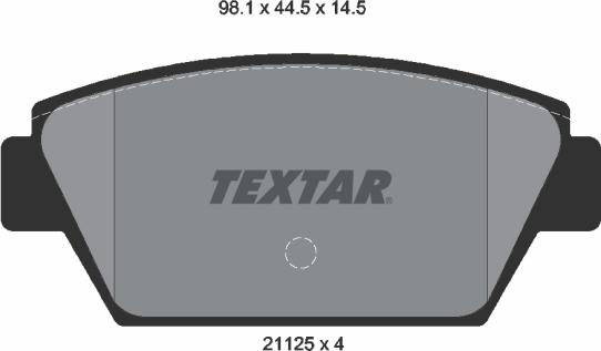 Textar 2112503 - Jarrupala, levyjarru inparts.fi