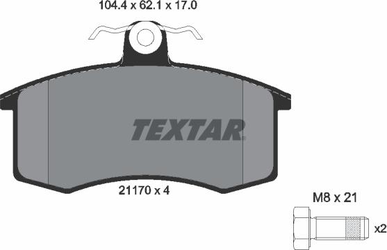 Textar 2117002 - Jarrupala, levyjarru inparts.fi