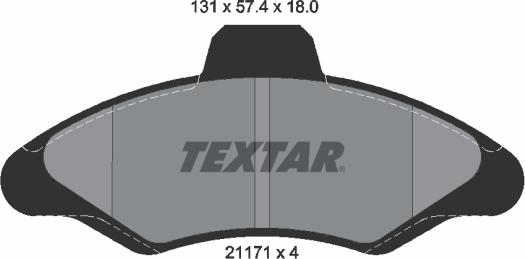 Textar 2117105 - Jarrupala, levyjarru inparts.fi