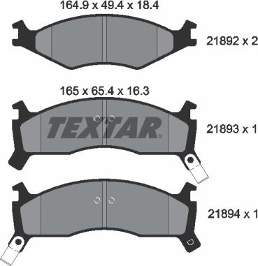 Textar 2189202 - Jarrupala, levyjarru inparts.fi