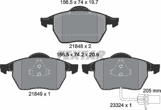 Textar 2184903 - Jarrupala, levyjarru inparts.fi