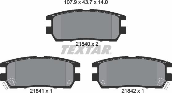 Textar 2184002 - Jarrupala, levyjarru inparts.fi