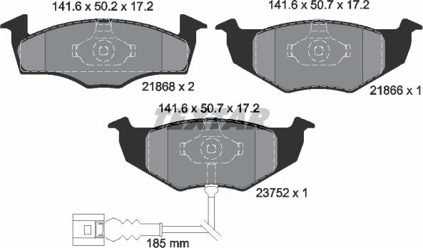 Textar 2186801 - Jarrupala, levyjarru inparts.fi