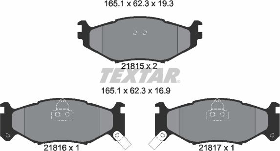 Textar 2181501 - Jarrupala, levyjarru inparts.fi