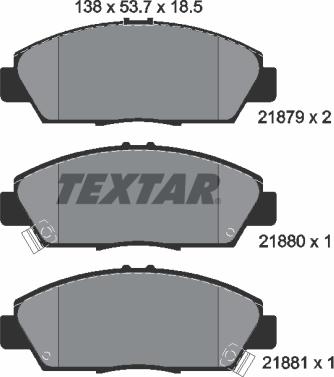 Textar 2187901 - Jarrupala, levyjarru inparts.fi