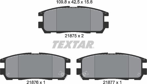 Textar 2187501 - Jarrupala, levyjarru inparts.fi