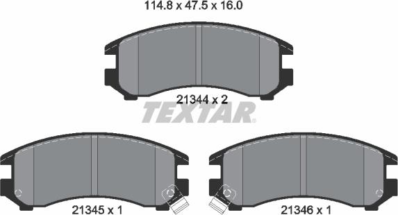 Textar 2134401 - Jarrupala, levyjarru inparts.fi