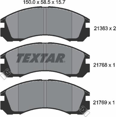 Textar 2136301 - Jarrupala, levyjarru inparts.fi