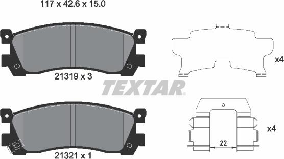 Textar 2131903 - Jarrupala, levyjarru inparts.fi