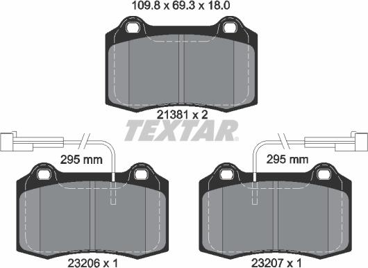 Textar 2138103 - Jarrupala, levyjarru inparts.fi