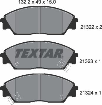 Textar 2132201 - Jarrupala, levyjarru inparts.fi