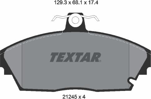 Textar 2124502 - Jarrupala, levyjarru inparts.fi