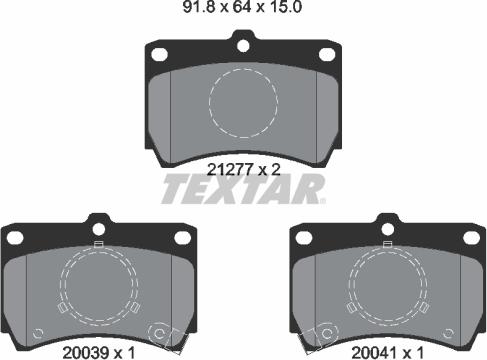 Textar 2127702 - Jarrupala, levyjarru inparts.fi