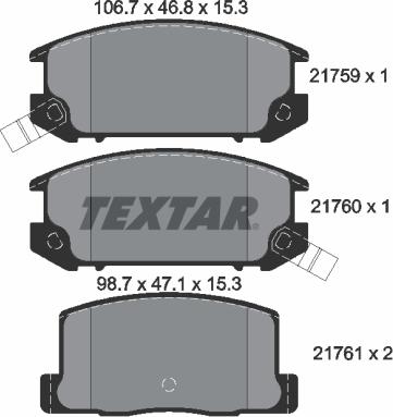 Textar 2175901 - Jarrupala, levyjarru inparts.fi