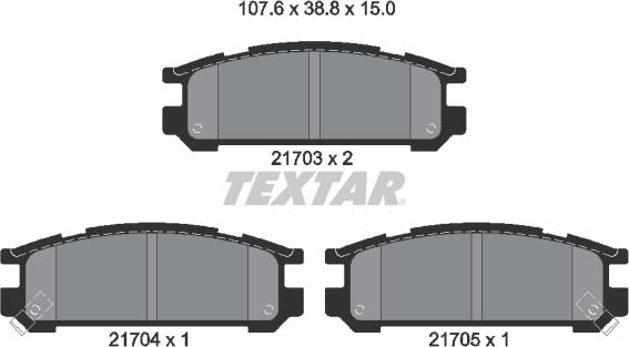 Textar 2170301 - Jarrupala, levyjarru inparts.fi