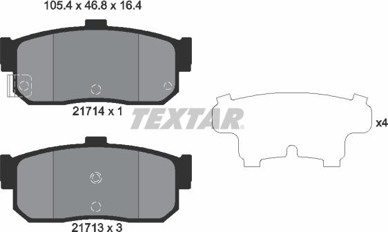 Textar 2171401 - Jarrupala, levyjarru inparts.fi