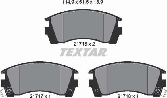 Textar 2171602 - Jarrupala, levyjarru inparts.fi